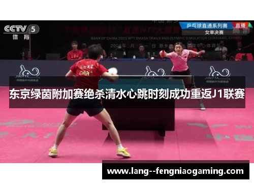 东京绿茵附加赛绝杀清水心跳时刻成功重返J1联赛 东京绿茵附加赛绝杀清水心跳时刻成功重返J1联赛